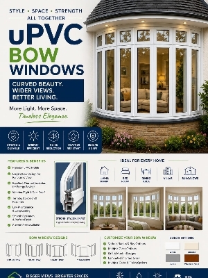 UPVC Bow Window