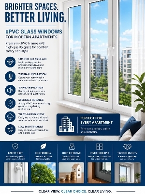 UPVC Glass Window