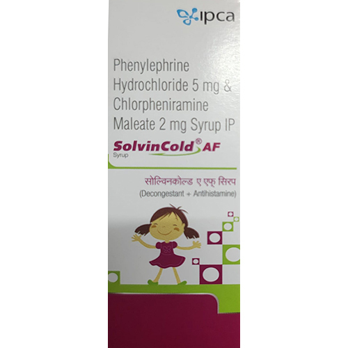 Phenylephrine Hydrochloride 5mg And Chlorheniramine Maleate 2mg Syrup IP