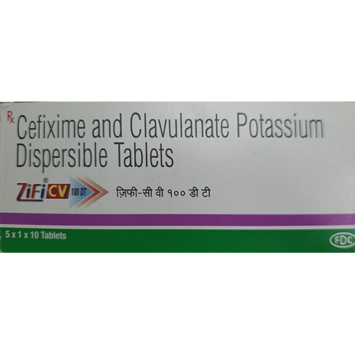 Cefixime and Clavulanate Potassium Dispersible Tablets