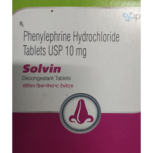 Phenylephrine Hydrochloride Tablets USP 10mg