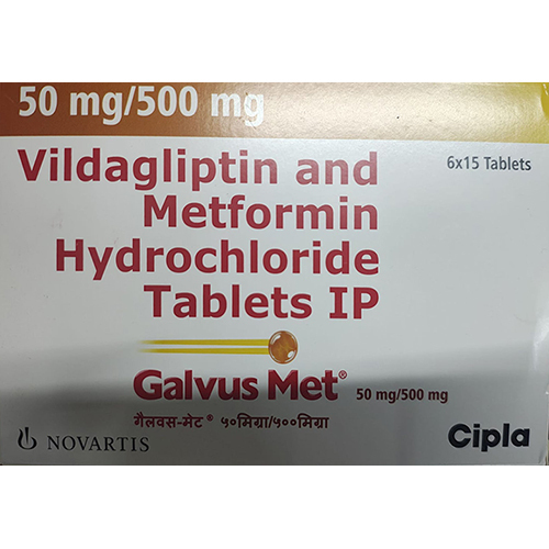 Vildagliptin and Metformin Hydrochloride Tablets IP