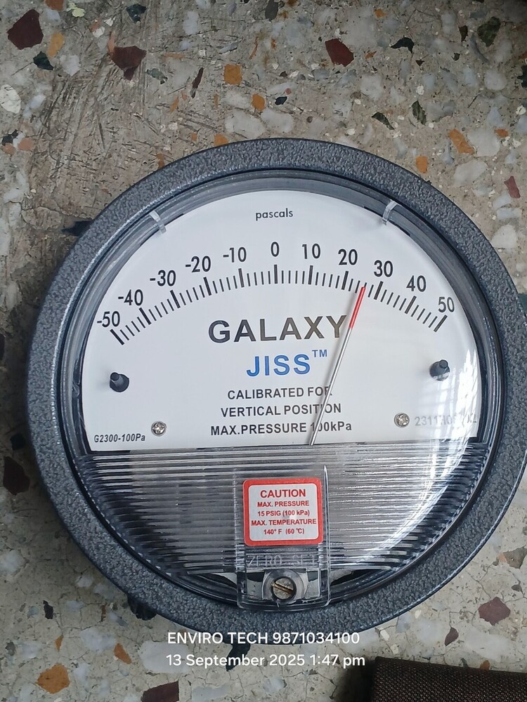 JISS BRAND GALAXY DIFFERENTIAL PRESSURE Gauges