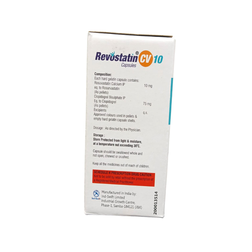 Rosuvastatin (10mg), Clopidogrel (75mg)
