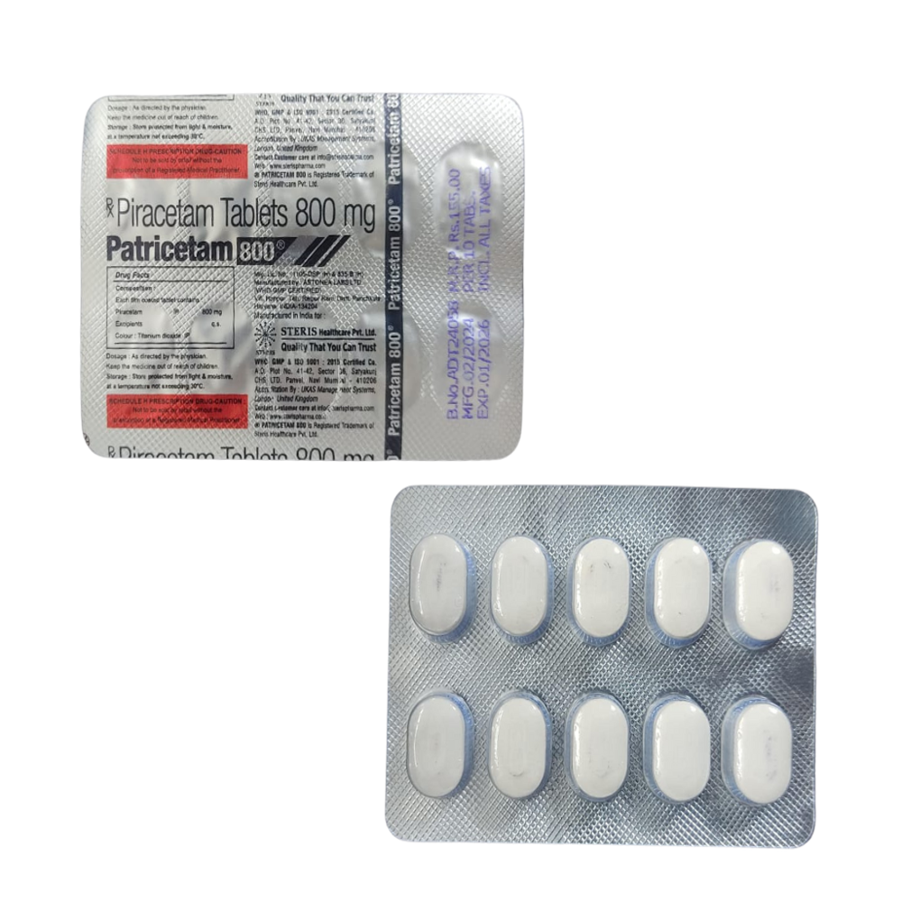 piracetam 800 mg tablet