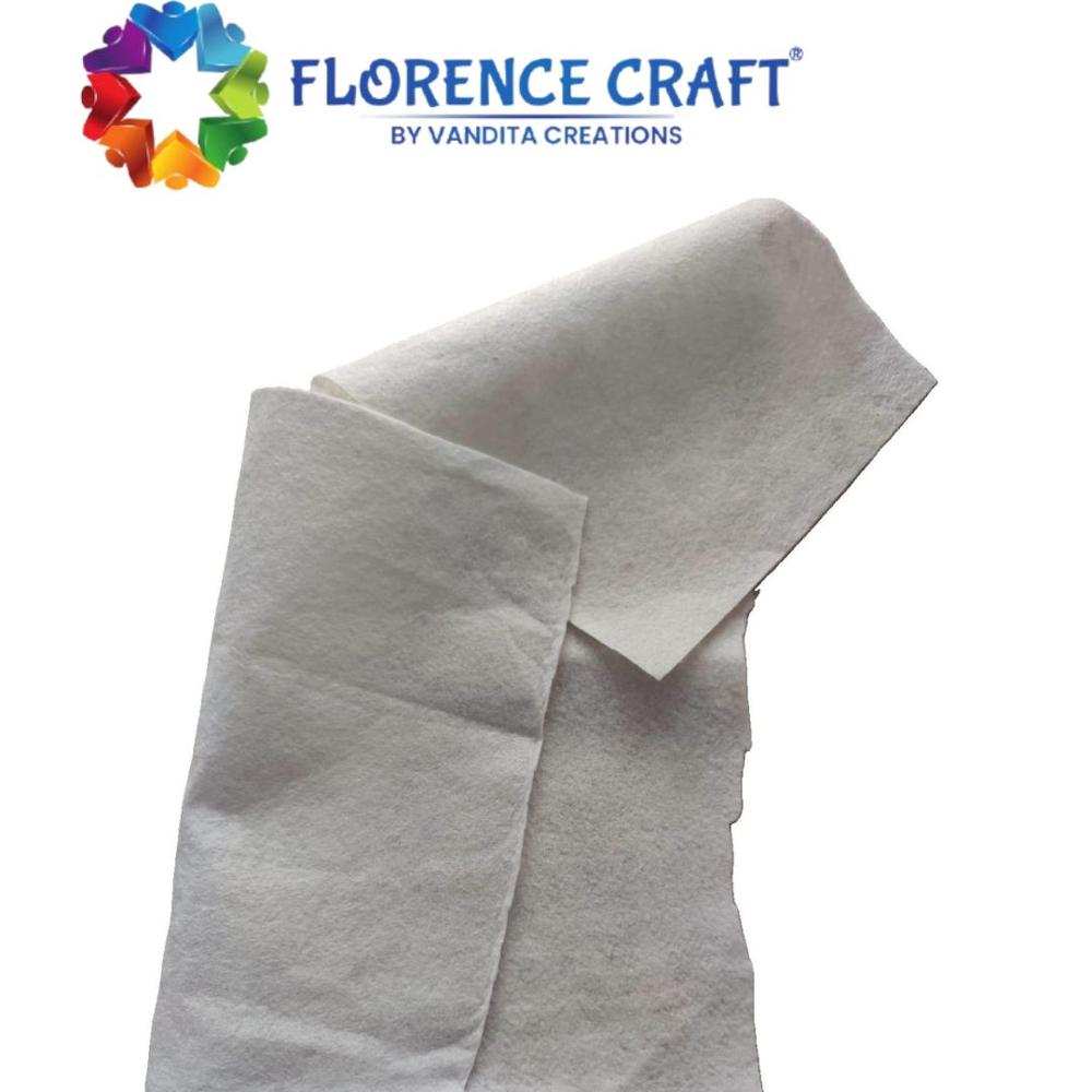 White Micro Feather Touch Polyester Wadding