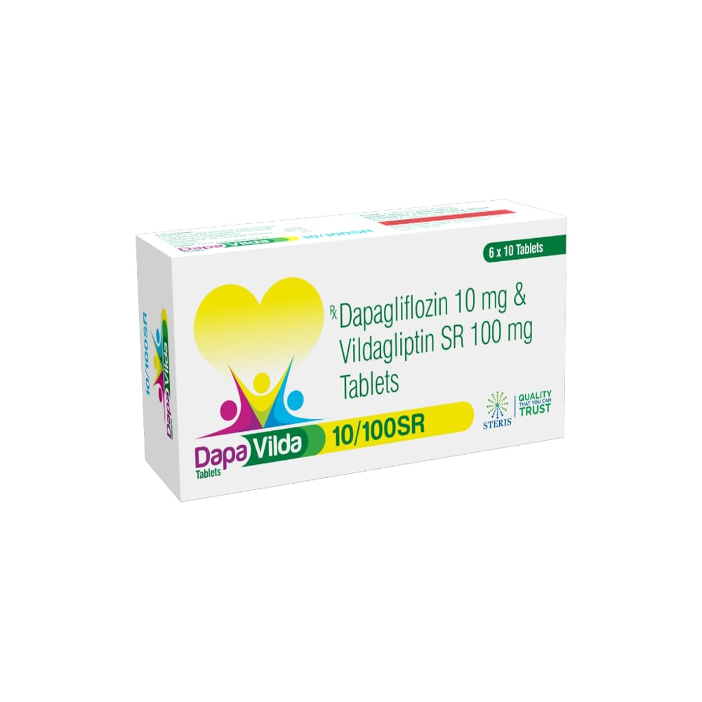 Dapagliflozin 10Mg & Vildagliptin Sr 100Mg Tablet - Drug Type: General Medicines