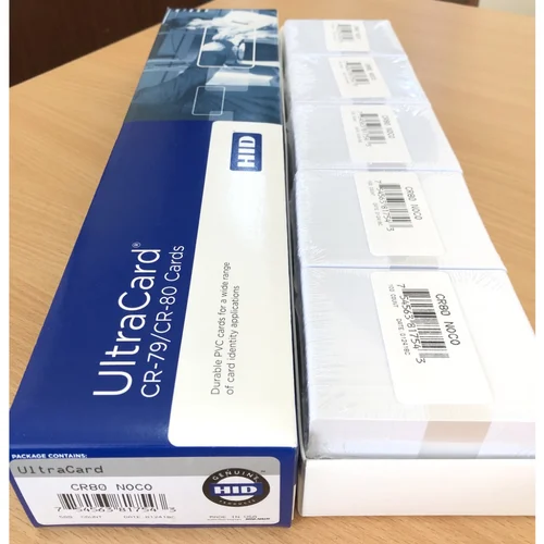 Pvc Ultra Hid Cards - Color: White