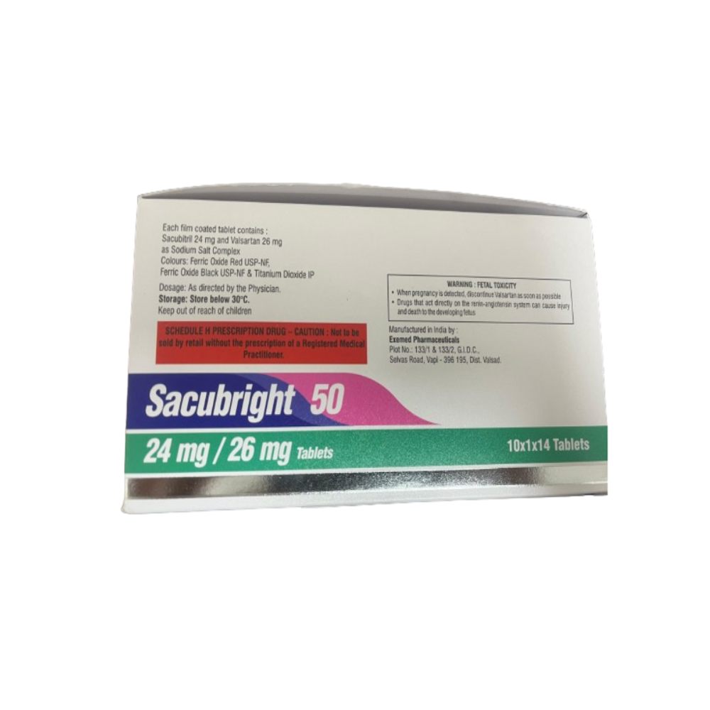 Sacubitril (24mg), Valsartan (26mg) - Drug Type: General Medicines