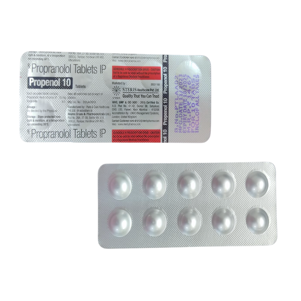 propranolol 10 mg