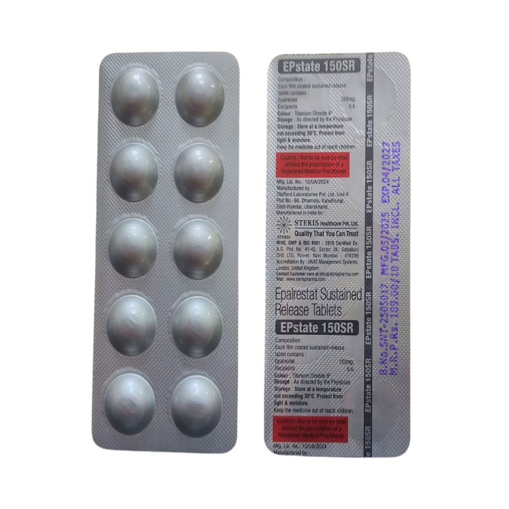 Epalrestat 150 mg Tablet