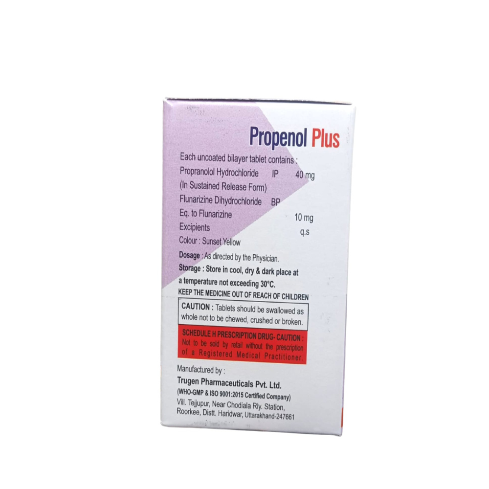 Propranolol, Flunarizine