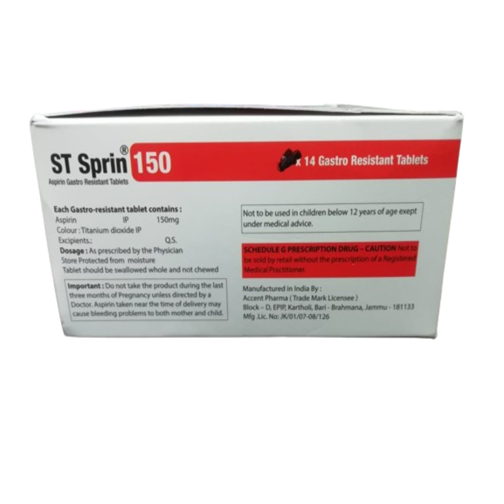 Aspirin Gastro resistant 150 mg