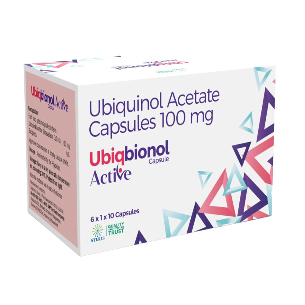 Ubiquinol Acetate Capsules 100mg - Drug Type: General Medicines