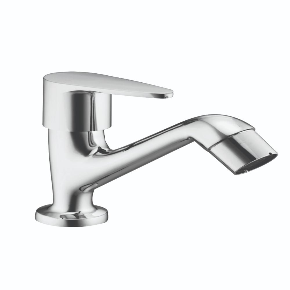 Vignet High Neck Pillar Cock - Color: Nickle
