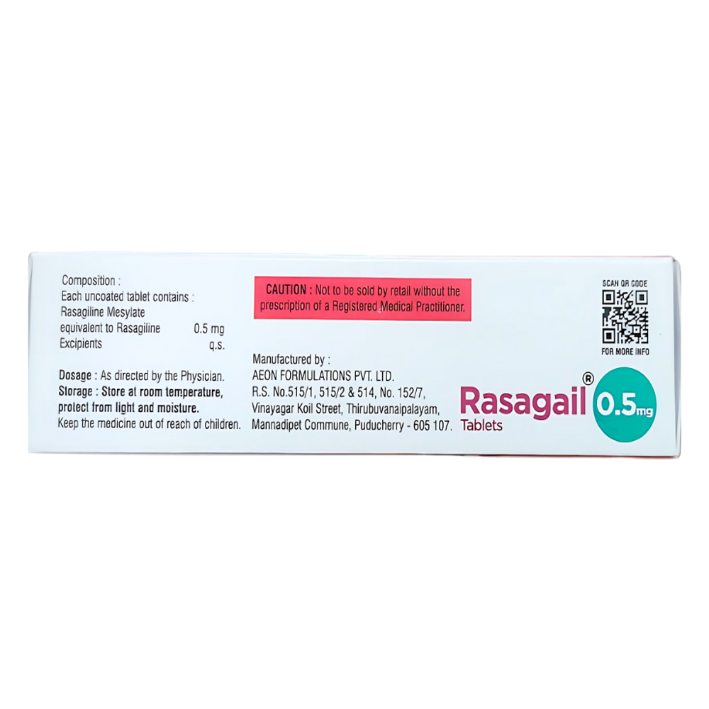 rasagiline 0.5 mg