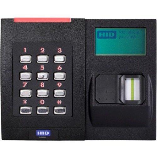 HID iCLASS SE RKLB40 Black Wall Switch Keypad with Biometric