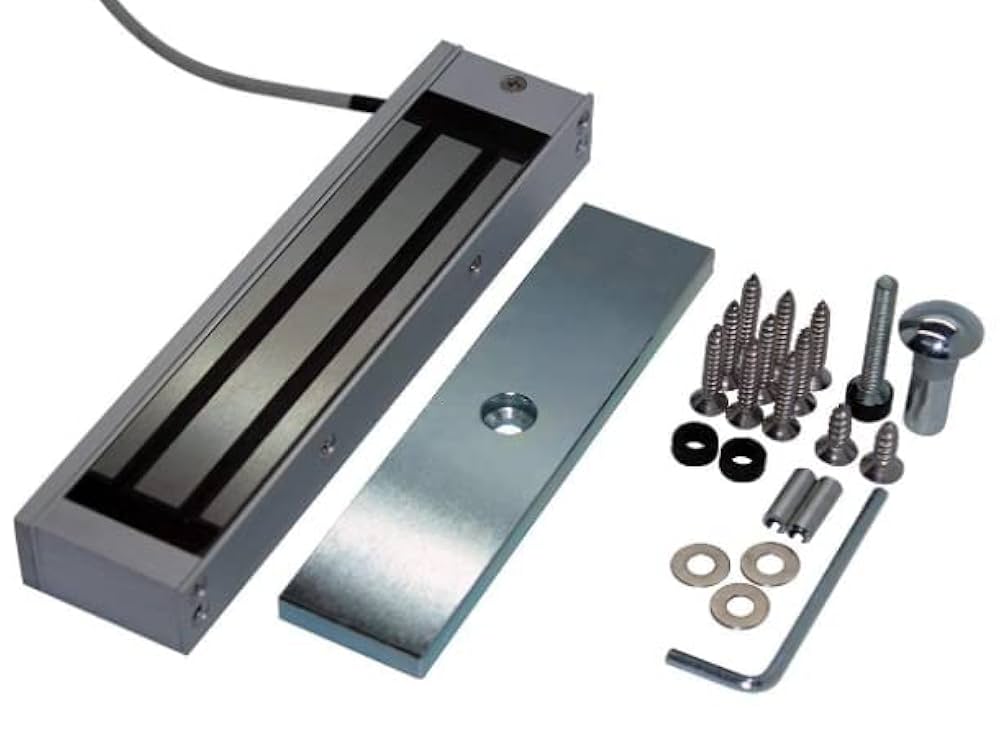 Single Leaf Electromagnetic Locks 300 LBS With Led