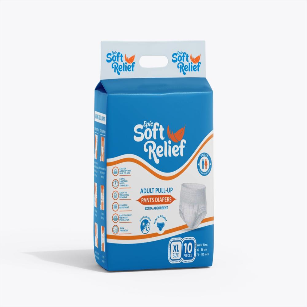 Adult Diaper - Color: White