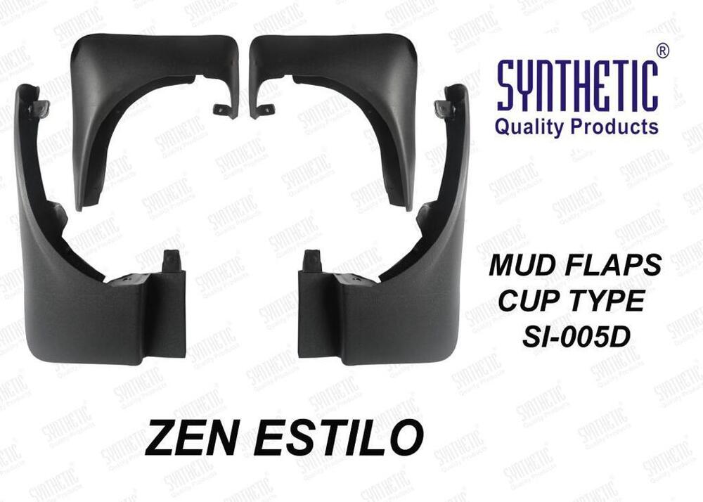 Si-005D Zen Estilo Car Cup Type Mud Flaps - Feature: Premium Quality
