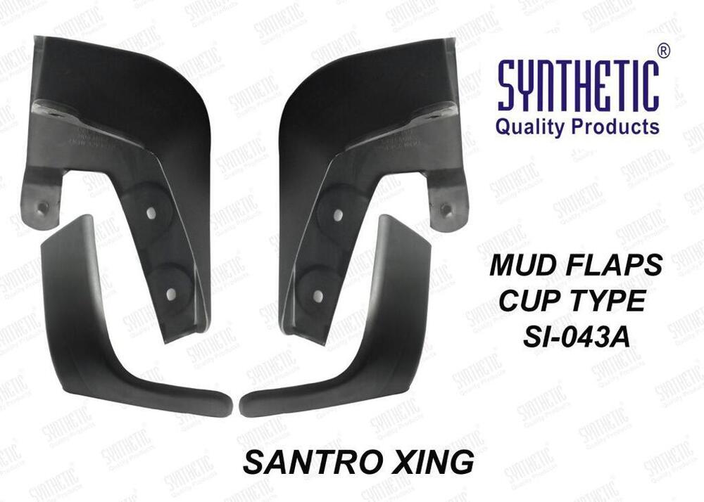 Si-043A Santro Xing Car Cup Type Mud Flaps - Feature: Premium Quality