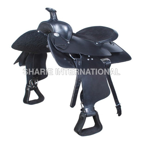 SI-1001 Leather Western Saddle