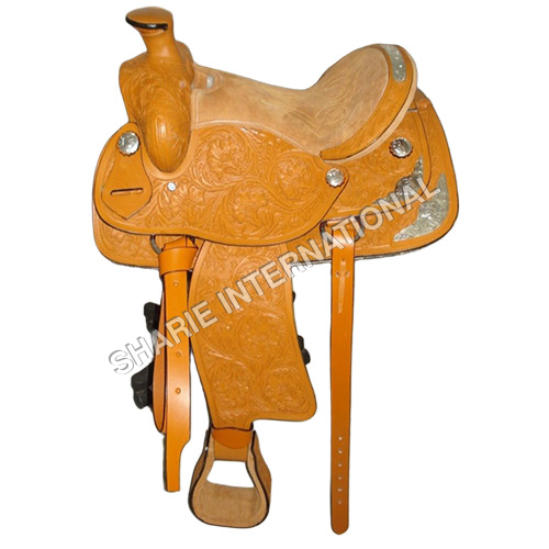 SI-1234 Plastic Stirrup Western Saddle