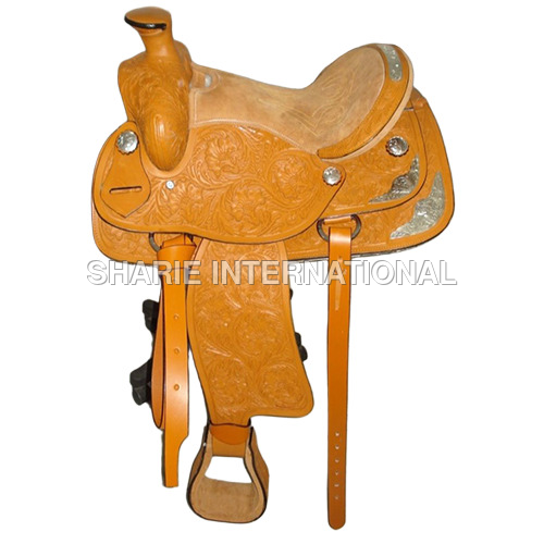 SI-1234 Plastic Stirrup Western Saddle