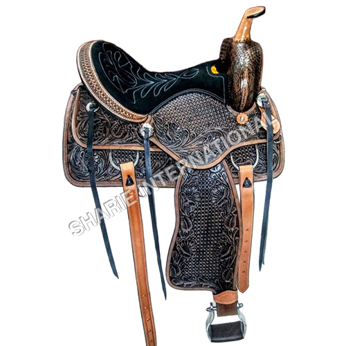 SI-1235 Antique Colour Western Saddle