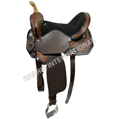 SI-1237 Soft Suede Seat Western Saddle