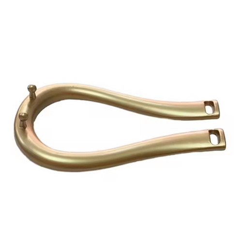 Old Gold Women's Fashionable Waist Belt With All-match U Shape For Buckle For Big Horse Leg Durable Zinc Alloy