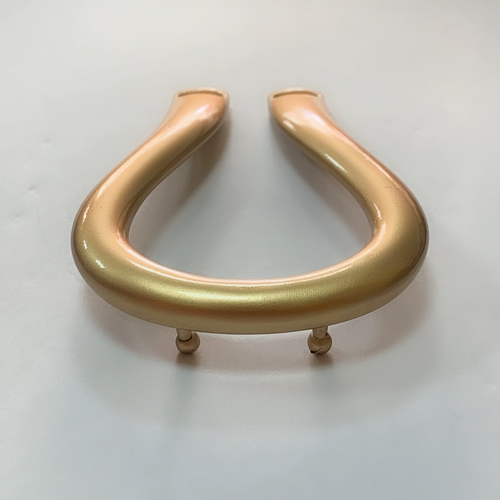 Old Gold Women's Fashionable Waist Belt With All-match U Shape For Buckle For Big Horse Leg Durable Zinc Alloy