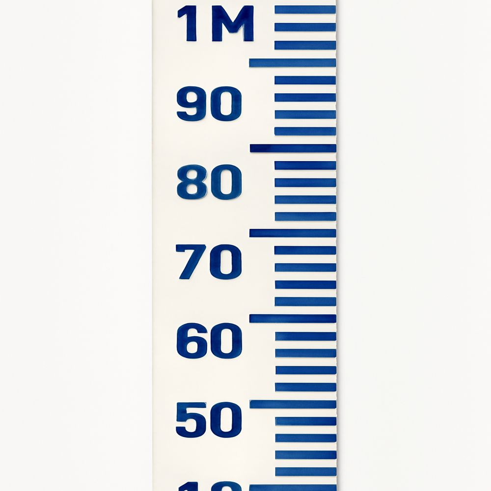 River Staff Gauge - Accuracy: 100  %