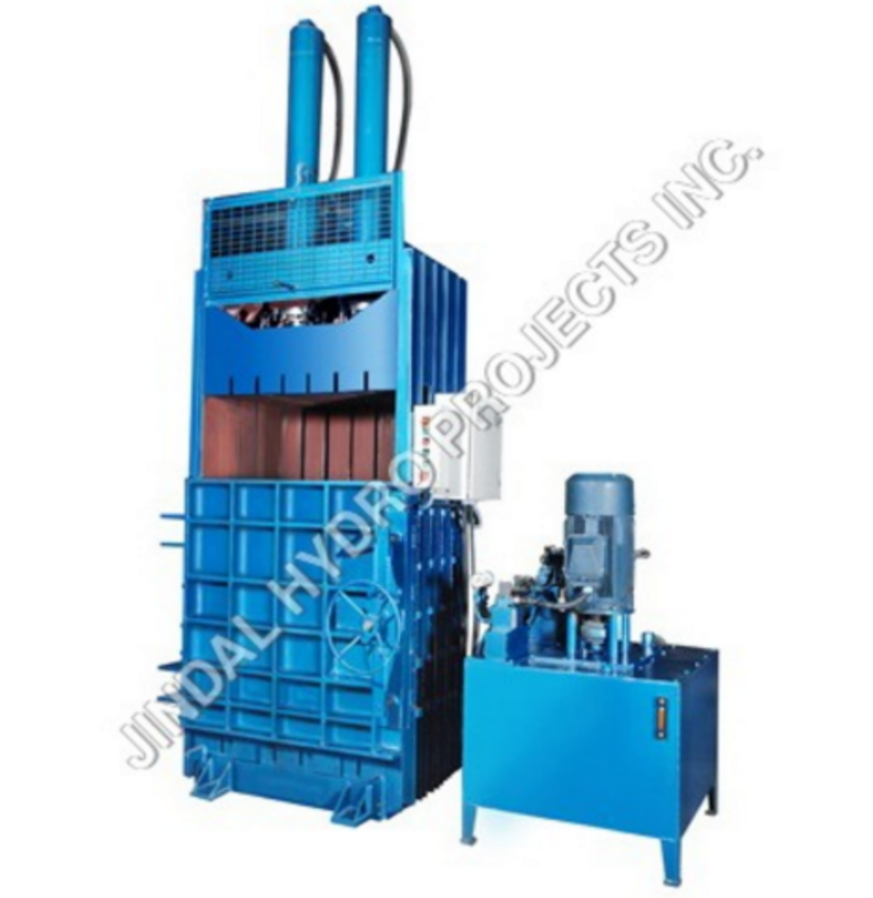 Single Box Double Cylinder Baling Press Machine - Color: Requirement Based