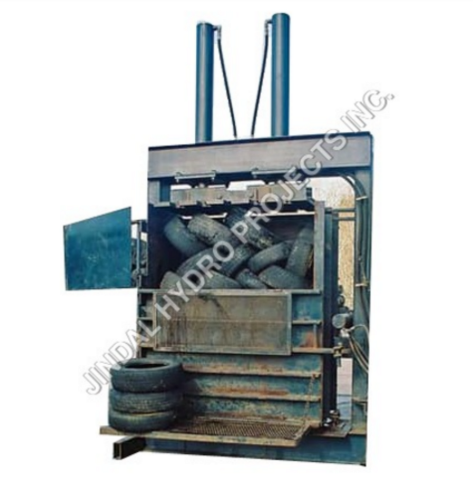 Vertical Tyre Baling Press