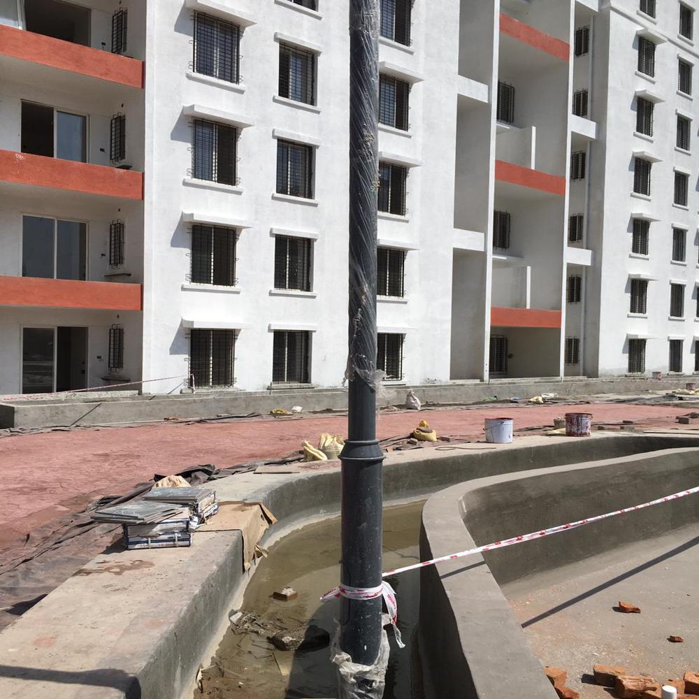 Double Arm Bracket Garden Light Pole