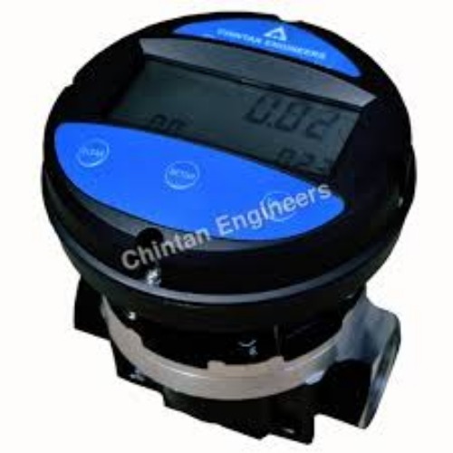 Oval Gear Flow Meter - Color: Black And Blue