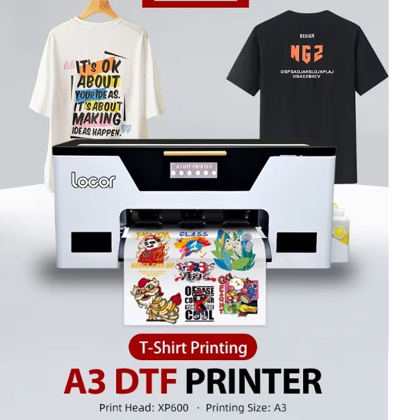 Dtf Single Head Xp600 Printer With Powdershaker (Dfc30 - Automatic Grade: Semi-Automatic