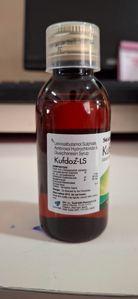 LEVOSALBUTAMOL SULPHATE + AMBROXOL HCL + GUAIPHENESIN SYRUP 60 ML
