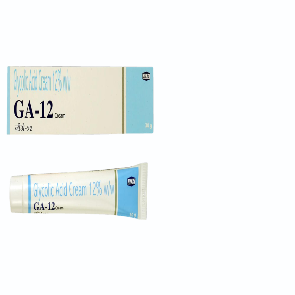 Ga -12 Glycolic Acid Cream 30Gm - Drug Type: General Medicines