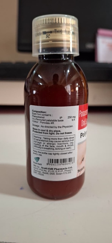 Paracetamol 250 Mg Syrup 60 Ml - Drug Type: General Medicines