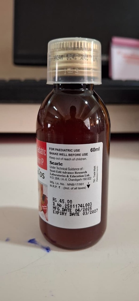 Paracetamol 250 Mg Syrup 60 Ml - Drug Type: General Medicines