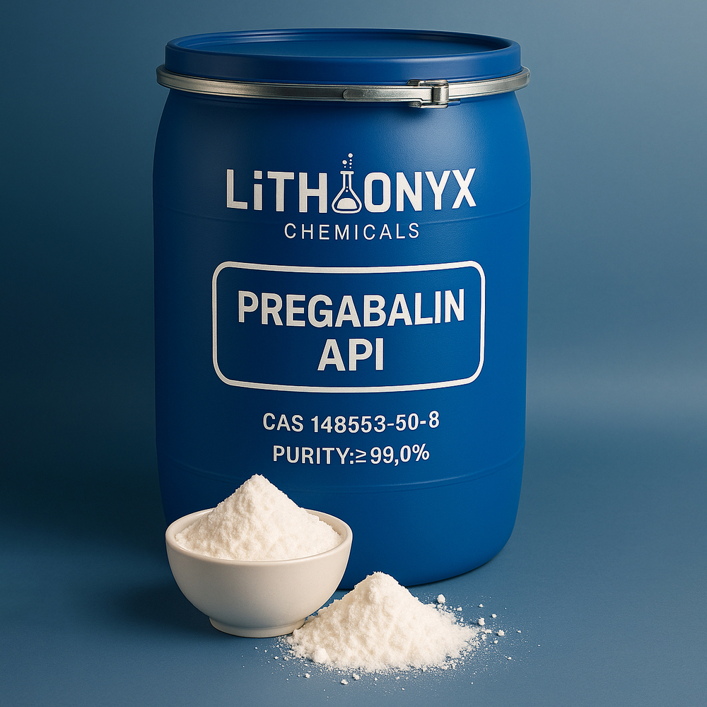 CAS 148553-50-8 Pregabalin API , IP,BP,USP