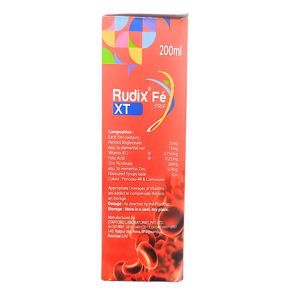 Ferrous Bisglycinate, Vitamin B12, Folic Acid & Zinc Picolinate Syrup