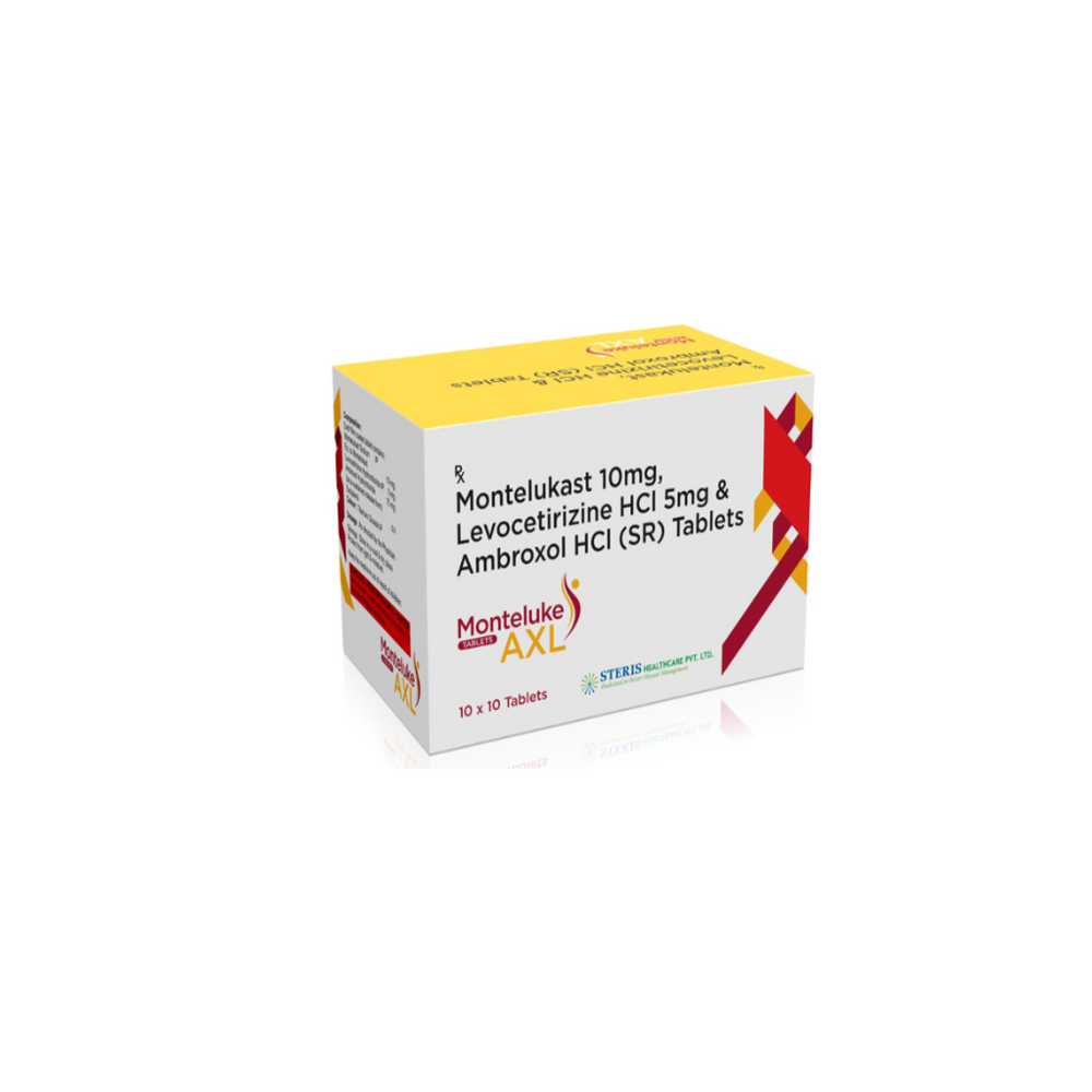 Montelukast (10Mg), Levocetirizine (5Mg), Ambroxol (75Mgsr) - Drug Type: General Medicines