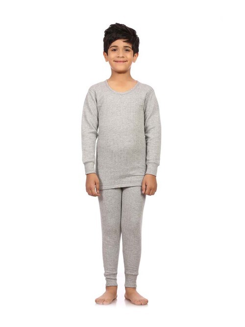 Boys Grey Thermals Set - Age Group: 5-12