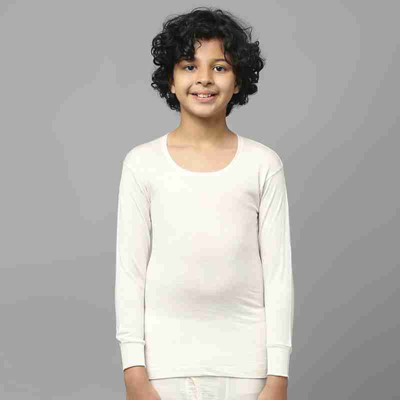 Boys Thermal Set White