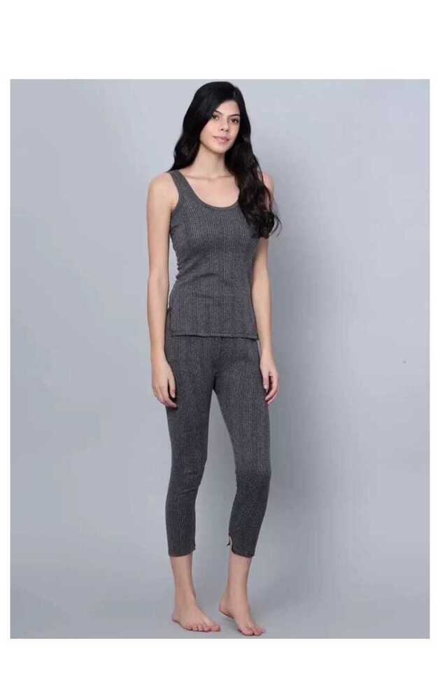 Ladies Black Thermal Set