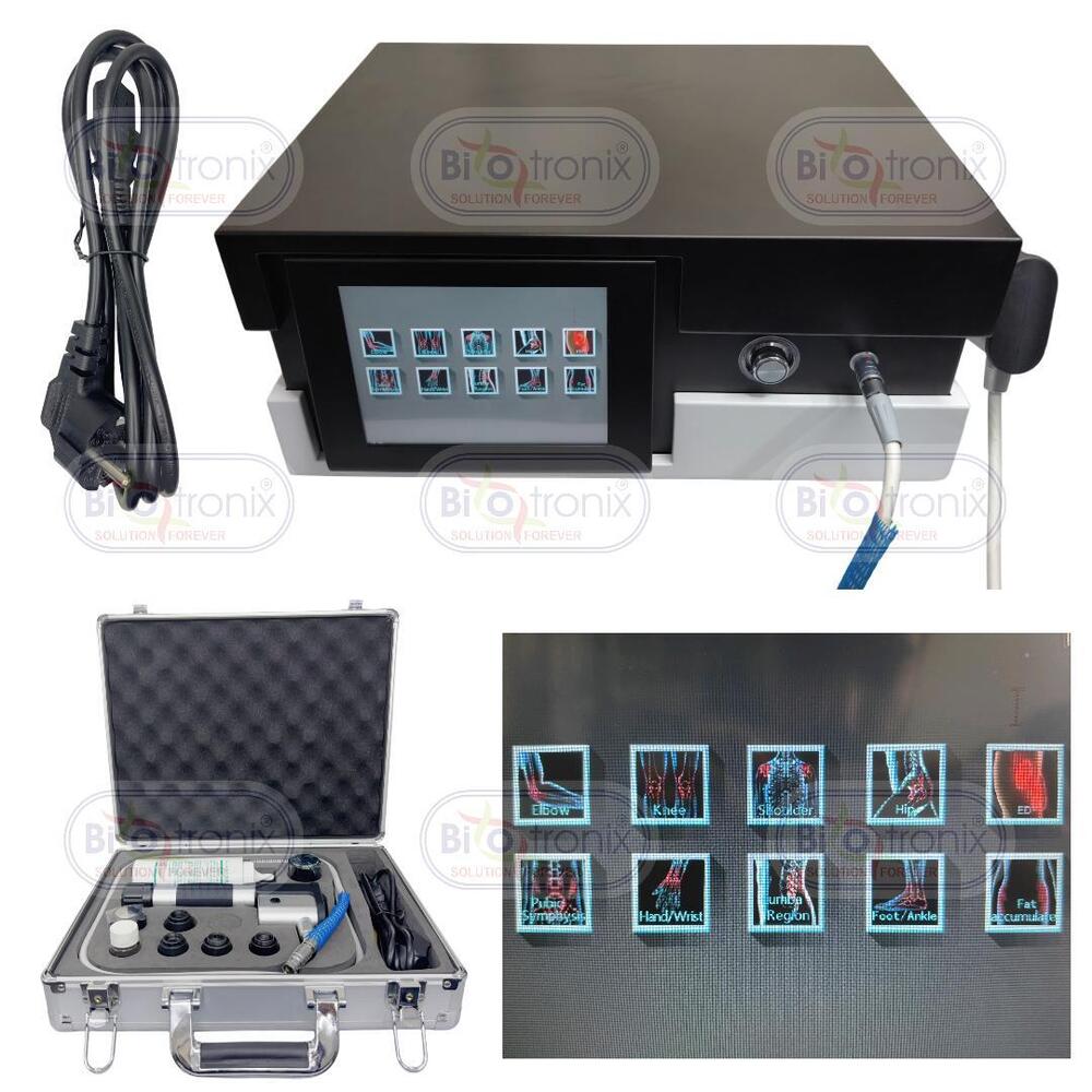 Non-Invasive Pneumatic Shockwave Clinical Radial ESWT Device 7 Heads 10 Modes