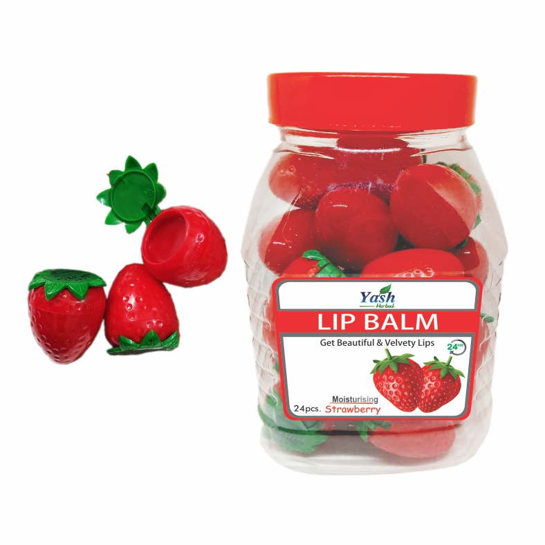 Yash Herbal King Strawberry Lip Balm